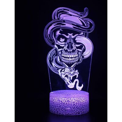 Stack Lampe 3D Tactile Veilleuses Enfant 7 Couleurs avec Telecommande - Halloween #1247 - Publicité Stack Lampe 3D Tactile Veilleuses Enfant 7 Couleurs avec Telecommande - Halloween #1247 - Publicité