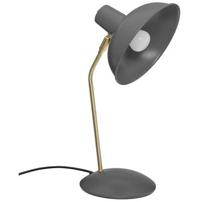 Paris Prix Atmosphera Créateur d'intérieur - Lampe à Poser en Métal "Célia" 38cm Gris Gris - Publicité Paris Prix Atmosphera Créateur d'intérieur - Lampe à Poser en Métal "Célia" 38cm Gris Gris - Publicité