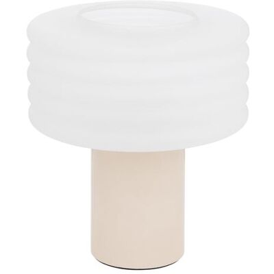 Non communiqué Atmosphera - Lampe à poser en verre ASTI - H. 36 cm - Argile - ASTI - Publicité Non communiqué Atmosphera - Lampe à poser en verre ASTI - H. 36 cm - Argile - ASTI - Publicité