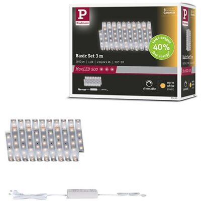 Paulmann MaxLED 500 Bande LED Blanc Chaud - Bande LED - Publicité Paulmann MaxLED 500 Bande LED Blanc Chaud - Bande LED - Publicité
