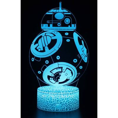 Stack Lampe 3D Tactile Veilleuses Enfant 7 Couleurs avec Telecommande - Star Wars #978 Noir - Publicité Stack Lampe 3D Tactile Veilleuses Enfant 7 Couleurs avec Telecommande - Star Wars #978 Noir - Publicité