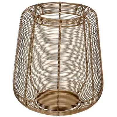 Non communiqué Atmosphera Créateur d'intérieur - Lanterne Design en Métal "Soli" 29cm Doré Or - Publicité Non communiqué Atmosphera Créateur d'intérieur - Lanterne Design en Métal "Soli" 29cm Doré Or - Publicité