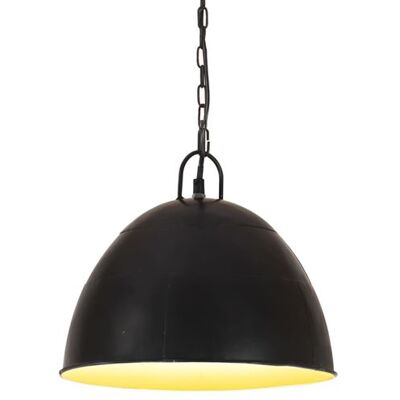 vidaXL Suspension vintage industrielle - Noir - 25W - 31cm - E27 - Publicité vidaXL Suspension vintage industrielle - Noir - 25W - 31cm - E27 - Publicité