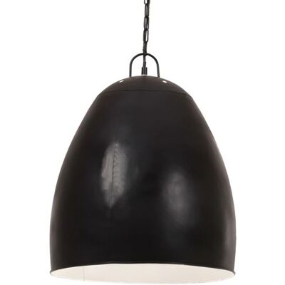 Suspension industrielle vidaXL 25W Noir Rond 42cm E27 - Publicité Suspension industrielle vidaXL 25W Noir Rond 42cm E27 - Publicité