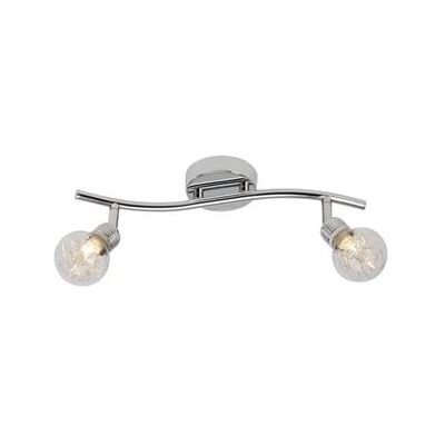 BRILLIANT Ampoule Spot Tube 2flg chrome - Pour lampes à base à broche - Publicité BRILLIANT Ampoule Spot Tube 2flg chrome - Pour lampes à base à broche - Publicité
