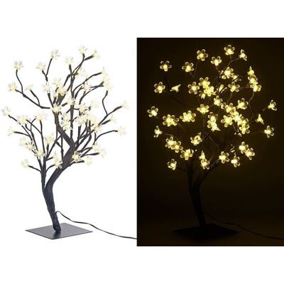 Lunartec : Arbre lumineux 45 cm avec 64 fleurs à LED - Publicité Lunartec : Arbre lumineux 45 cm avec 64 fleurs à LED - Publicité