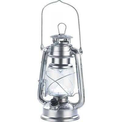 Lunartec Lampe-tempête à LED ''Océan'' Argent - Publicité Lunartec Lampe-tempête à LED ''Océan'' Argent - Publicité