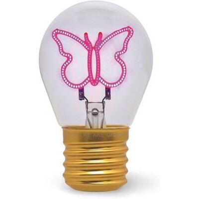 Legami Bulb Fiction Butterfly Lightbulb Shaped Table Lamp - Lampe de table - Publicité Legami Bulb Fiction Butterfly Lightbulb Shaped Table Lamp - Lampe de table - Publicité
