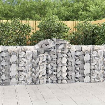 vidaXL Panier de gabions arqué - Mur décoratif en pierre - Publicité vidaXL Panier de gabions arqué - Mur décoratif en pierre - Publicité