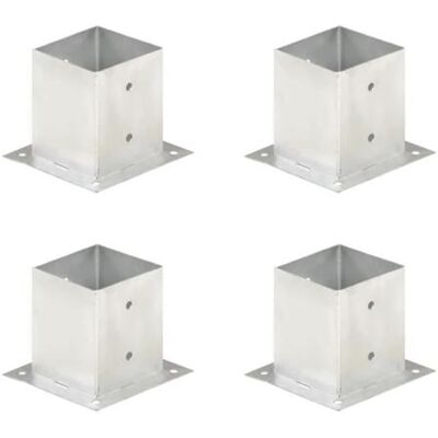 vidaXL Ancrages pour Poteaux - Métal Galvanisé 121 mm - Ancrages pour Poteaux - Publicité vidaXL Ancrages pour Poteaux - Métal Galvanisé 121 mm - Ancrages pour Poteaux - Publicité