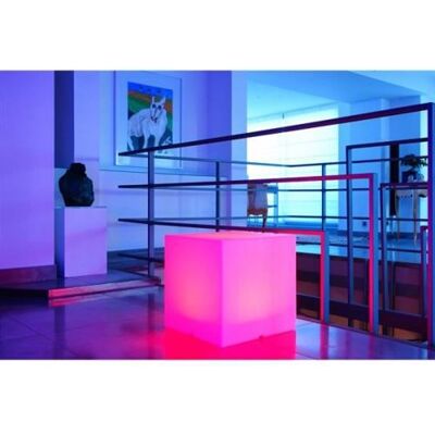 Non communiqué Cube lumineu tabouret sans fil LED LUMISKY Carry C40 Rechargeable USB - Publicité Non communiqué Cube lumineu tabouret sans fil LED LUMISKY Carry C40 Rechargeable USB - Publicité