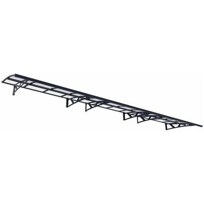 Non communiqué Marquise transparente 670,5x139cm gris Palram 705460 Gris - Publicité Non communiqué Marquise transparente 670,5x139cm gris Palram 705460 Gris - Publicité