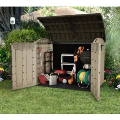 Non communiqué Keter Coffre de rangement KETER StoreItout Ultra coffre de jardin résistant au intempéri Beige - Publicité Non communiqué Keter Coffre de rangement KETER StoreItout Ultra coffre de jardin résistant au intempéri Beige - Publicité