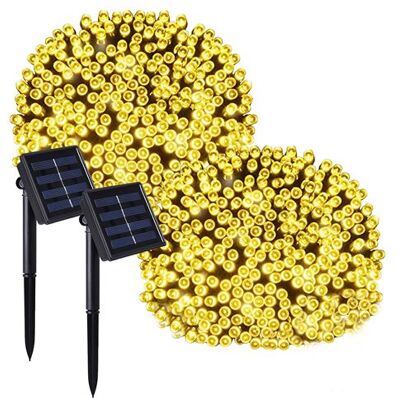 Non communiqué 2 Guirlandes solaire YOGY SOLAR WARM 200 LED 16.3M 6 - Publicité Non communiqué 2 Guirlandes solaire YOGY SOLAR WARM 200 LED 16.3M 6 - Publicité