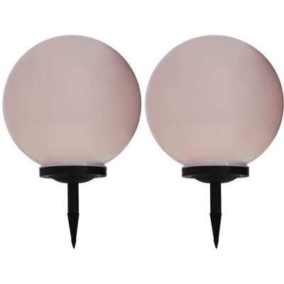 vidaXL Lumières Extérieures 2 pcs Sphériques 40cm Solar RGB - Publicité vidaXL Lumières Extérieures 2 pcs Sphériques 40cm Solar RGB - Publicité