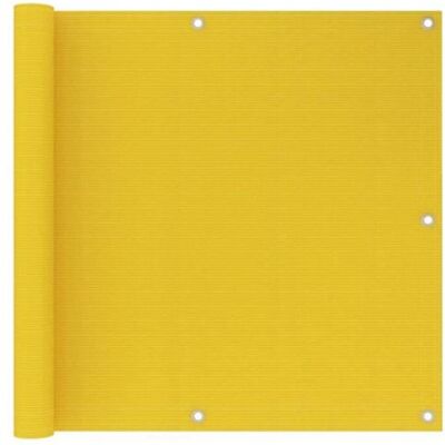 vidaXL Écran de balcon Jaune 90x500 cm HDPE Écran de confidentialité - Publicité vidaXL Écran de balcon Jaune 90x500 cm HDPE Écran de confidentialité - Publicité