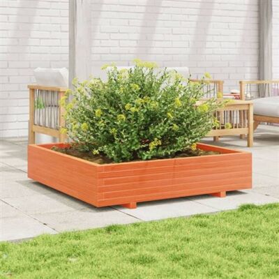 vidaXL Plantenbak 110x110x26,5 cm Bois massif pin - Jardinera en bois - Publicité vidaXL Plantenbak 110x110x26,5 cm Bois massif pin - Jardinera en bois - Publicité