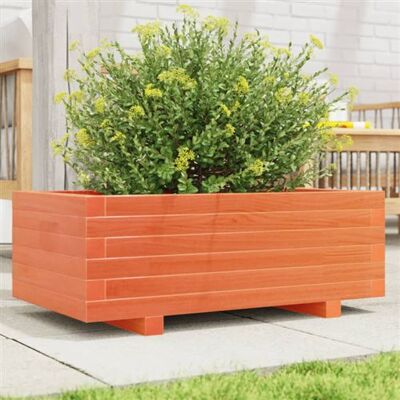 vidaXL Jardinera en bois massif de pin brun cire 70x40x26,5 cm - Jardinera - Publicité vidaXL Jardinera en bois massif de pin brun cire 70x40x26,5 cm - Jardinera - Publicité