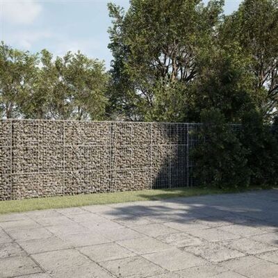 Panier à gabions galvanisé avec couvercle 1000x100x150 cm vidaXL - Décor extérieur - Publicité Panier à gabions galvanisé avec couvercle 1000x100x150 cm vidaXL - Décor extérieur - Publicité