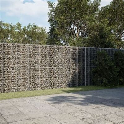 vidaXL Panier de gabions avec couverture 800x100x200 cm - Publicité vidaXL Panier de gabions avec couverture 800x100x200 cm - Publicité