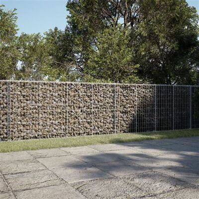vidaXL Panier à gabions en fer galvanisé 1000x100x100 cm - Publicité vidaXL Panier à gabions en fer galvanisé 1000x100x100 cm - Publicité