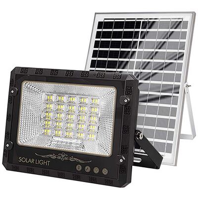 Non communiqué Projecteur LED 12.5W Extérieur 9000K avec Panneau Solaire 15W Avizar Noir Gris - Publicité Non communiqué Projecteur LED 12.5W Extérieur 9000K avec Panneau Solaire 15W Avizar Noir Gris - Publicité
