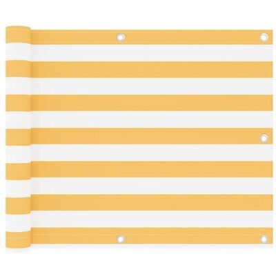 vidaXL Écran de balcon imperméable jaune - Protection de balcon 75x300cm - Publicité vidaXL Écran de balcon imperméable jaune - Protection de balcon 75x300cm - Publicité