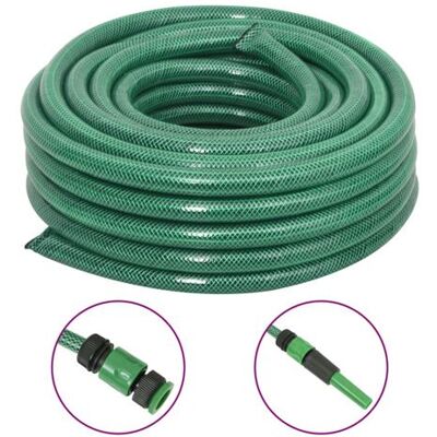 Tuyau d'arrosage vidaXL 20m - Flexible en PVC avec raccords - Publicité Tuyau d'arrosage vidaXL 20m - Flexible en PVC avec raccords - Publicité