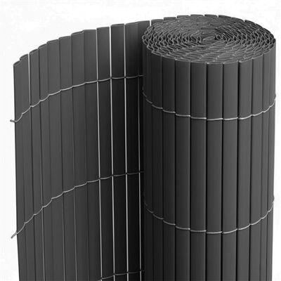 Non communiqué Canisse Brise vue en PVC tube Plat,Clôture protection pour jardin terasse balcon coloris Gris - Hauteur 100 x Longueur 500 cm 1700g/m2 Gris - Publicité Non communiqué Canisse Brise vue en PVC tube Plat,Clôture protection pour jardin terasse balcon coloris Gris - Hauteur 100 x Longueur 500 cm 1700g/m2 Gris - Publicité