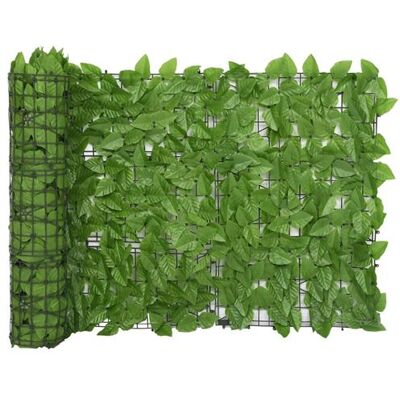 Non communiqué vidaXL Balkonscherm met groene bladeren 400x75 cm315496 Vert - Publicité Non communiqué vidaXL Balkonscherm met groene bladeren 400x75 cm315496 Vert - Publicité