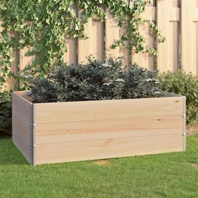 vidaXL 3x Lits Élevés en Pin Massif 100cm pour Jardin Extérieur - Publicité vidaXL 3x Lits Élevés en Pin Massif 100cm pour Jardin Extérieur - Publicité