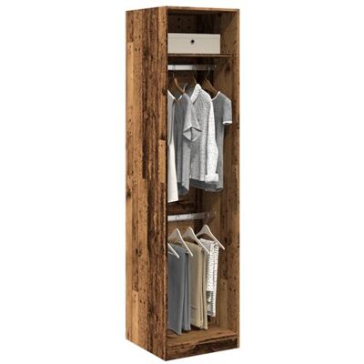 vidaXL Armoire en vieux bois 50x50x200 cm - Armoire - Publicité vidaXL Armoire en vieux bois 50x50x200 cm - Armoire - Publicité