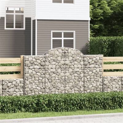 vidaXL Panier de gabion arqué - Mur de pierre décoratif - Publicité vidaXL Panier de gabion arqué - Mur de pierre décoratif - Publicité
