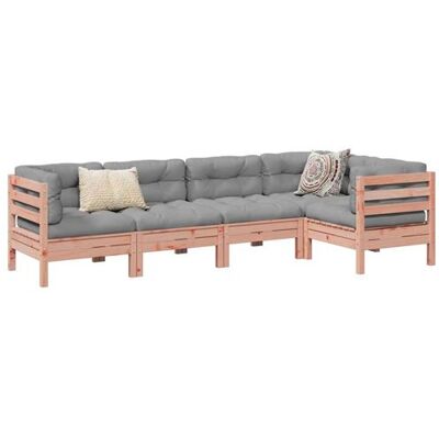 vidaXL Ensemble de Canapés de Jardin 5 Pièces avec Coussins - Mobilier de Jardin - Publicité vidaXL Ensemble de Canapés de Jardin 5 Pièces avec Coussins - Mobilier de Jardin - Publicité