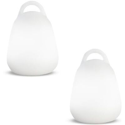 Non communiqué 2 baladeuses sans fil flottante LIBERTY H24cm 1 - Publicité Non communiqué 2 baladeuses sans fil flottante LIBERTY H24cm 1 - Publicité