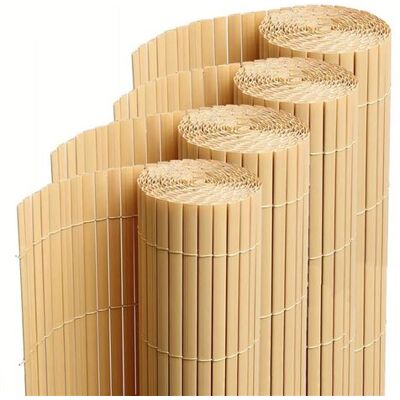 Non communiqué Lot de 4 canisses Brise vue en PVC tube Plat,Clôture protection pour jardin terasse balcon coloris naturel Bambou - Hauteur 80 x Longueur 500 cm 1700g/m2 - Publicité Non communiqué Lot de 4 canisses Brise vue en PVC tube Plat,Clôture protection pour jardin terasse balcon coloris naturel Bambou - Hauteur 80 x Longueur 500 cm 1700g/m2 - Publicité