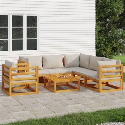Maisonchic Modèle - Ensemble de mobilier de jardin 7 pièces - Modulable extérieur - Publicité Maisonchic Modèle - Ensemble de mobilier de jardin 7 pièces - Modulable extérieur - Publicité