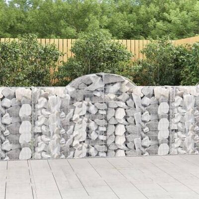 Panier de gabion voûté - Support de mur de jardin - Publicité Panier de gabion voûté - Support de mur de jardin - Publicité