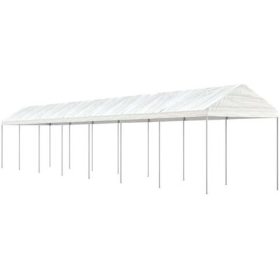 vidaXL Pavillon avec Toit Blanc 15,61x2,28x2,69 m Polyéthylène - Pavillon - Publicité vidaXL Pavillon avec Toit Blanc 15,61x2,28x2,69 m Polyéthylène - Pavillon - Publicité
