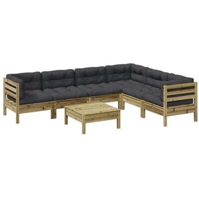 vidaXL Ensemble de Canapés de Jardin 7 pièces - Mobilier d'Extérieur - Publicité vidaXL Ensemble de Canapés de Jardin 7 pièces - Mobilier d'Extérieur - Publicité