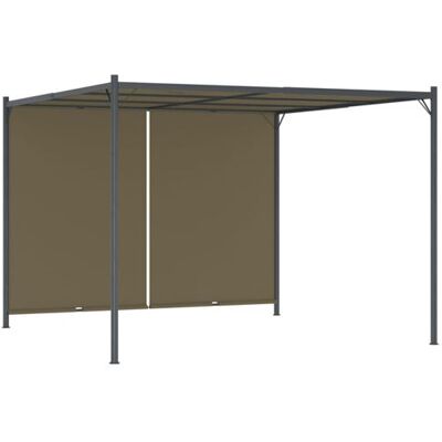 Non communiqué Pergola de jardin avec auvent rétractable 3x3 m taupe 180 g/m² Taupe - Publicité Non communiqué Pergola de jardin avec auvent rétractable 3x3 m taupe 180 g/m² Taupe - Publicité