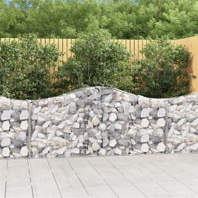 Maisonchic Paniers à Gabions - 5 Arcs Fer 200x30x80/100 cm - Publicité Maisonchic Paniers à Gabions - 5 Arcs Fer 200x30x80/100 cm - Publicité