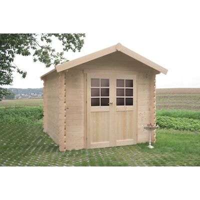 SOLID Nimes Abri de Jardin - 28mm, Double porte, 5.66m² - Abri de Jardin - Publicité SOLID Nimes Abri de Jardin - 28mm, Double porte, 5.66m² - Abri de Jardin - Publicité