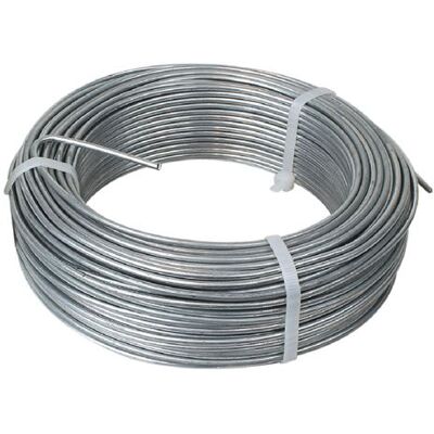 Non communiqué Fil de tension en acier galvanisé pour grillage ou autre - 100 m x 2.2mm Ø - Gris - Linxor Gris - Publicité Non communiqué Fil de tension en acier galvanisé pour grillage ou autre - 100 m x 2.2mm Ø - Gris - Linxor Gris - Publicité