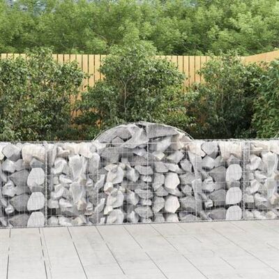 vidaXL Panier à Gabions Arqué 14 pcs - Décoration Extérieure - Publicité vidaXL Panier à Gabions Arqué 14 pcs - Décoration Extérieure - Publicité