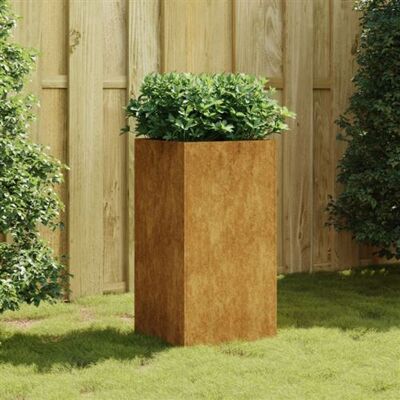 vidaXL Bac à plantes en acier corten 40x40x80 cm - Jardinière - Publicité vidaXL Bac à plantes en acier corten 40x40x80 cm - Jardinière - Publicité