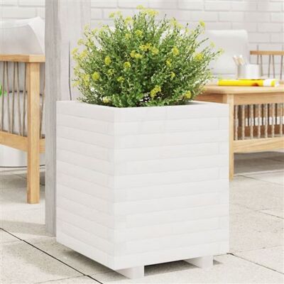 Non communiqué vidaXL Jardinière blanc 40x40x49,5 cm bois de pin massif3282510 - Publicité Non communiqué vidaXL Jardinière blanc 40x40x49,5 cm bois de pin massif3282510 - Publicité