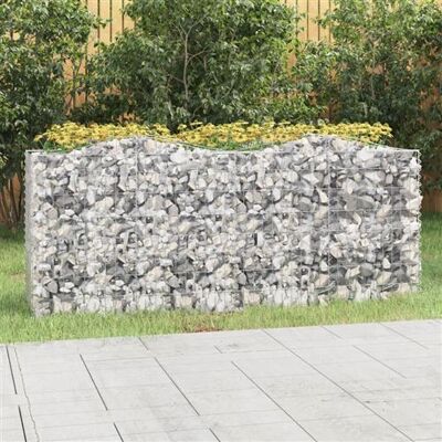 vidaXL Lit surélevé en gabion arqué - Jardin & Terrasse - Publicité vidaXL Lit surélevé en gabion arqué - Jardin & Terrasse - Publicité