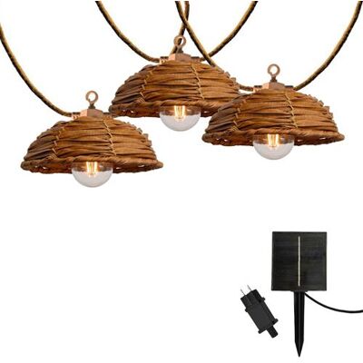 Non communiqué Guirlande solaire COTTAGE HYBRID 10 ampoules 8M Beige - Publicité Non communiqué Guirlande solaire COTTAGE HYBRID 10 ampoules 8M Beige - Publicité