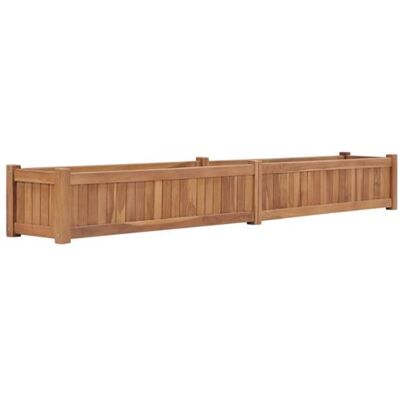 vidaXL Lit Élevé 200x30x25 cm Bois de Teck Massif - Lit Élevé - Publicité vidaXL Lit Élevé 200x30x25 cm Bois de Teck Massif - Lit Élevé - Publicité